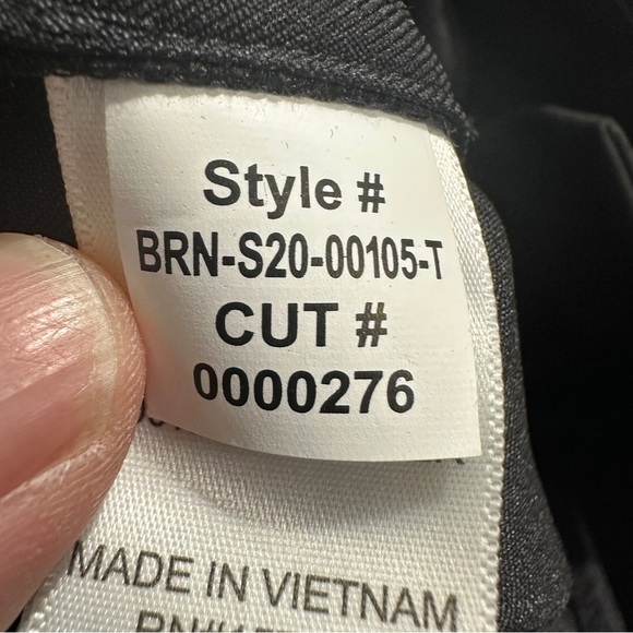 Mizzen+Main Performance Menswear Baron Trim Fit pants, sz 38x32, black, fall - Picture 7 of 10